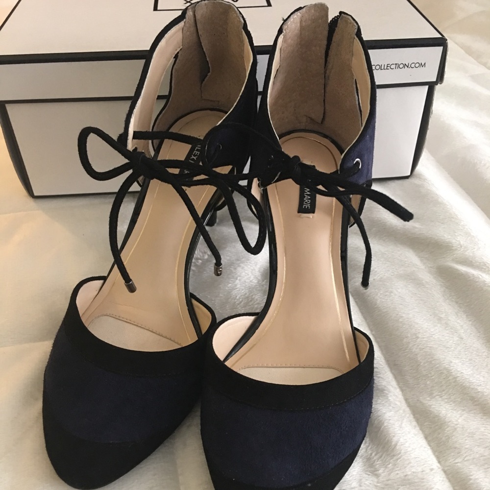 Alex Marie Everton Navy/Black Shoes 8.5M